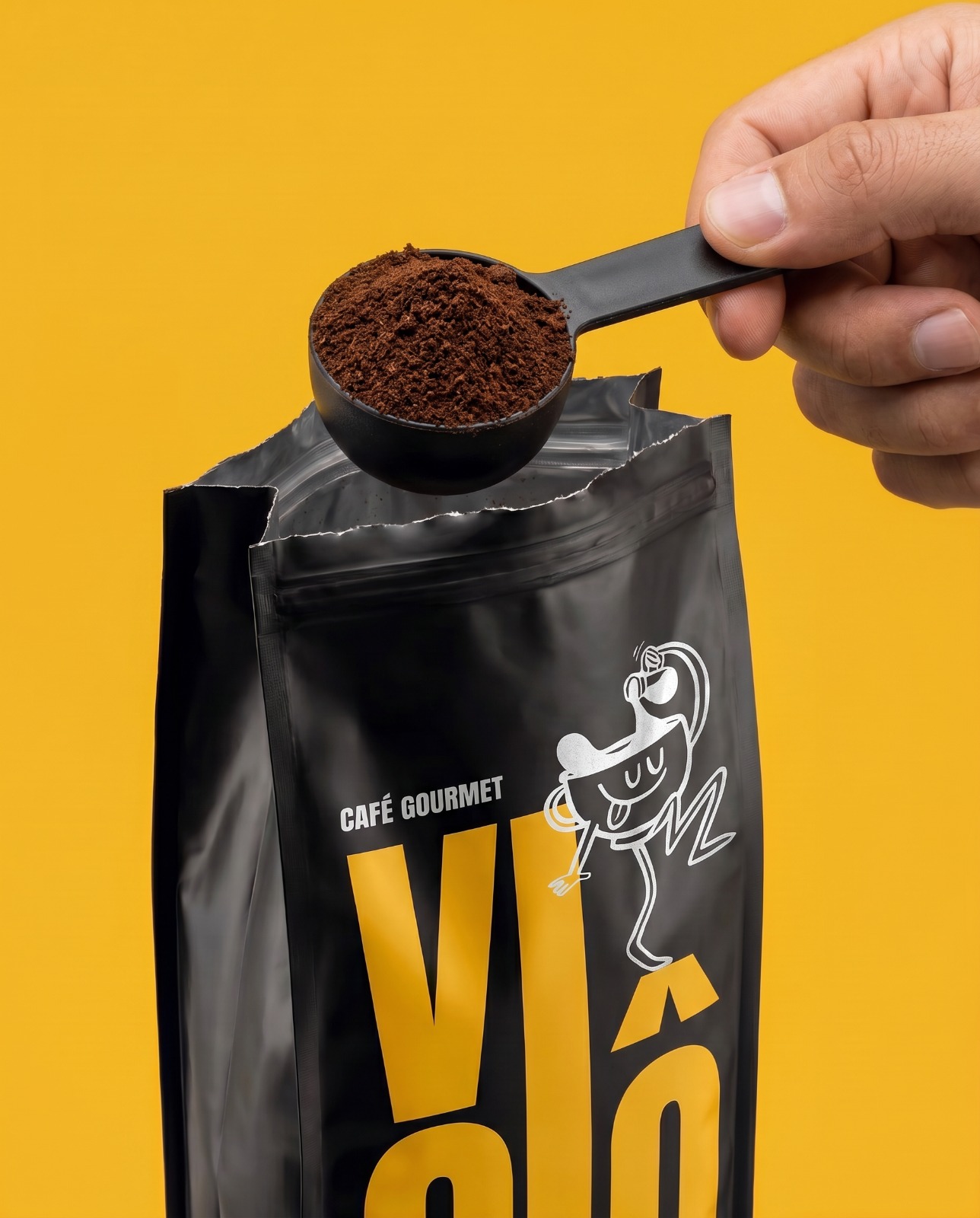 Café sendo preparado